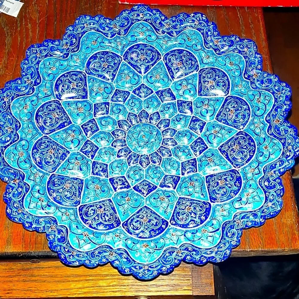 Enamel (Minakari) Wall Hanging Plate 12